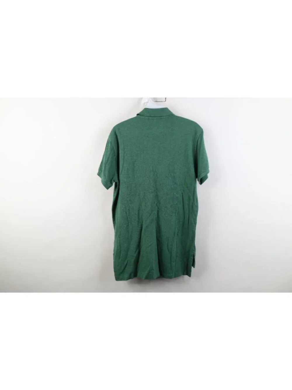 Vtg Y2K Ralph Lauren Mens Small Custom Fit Pique Cotton Golf Polo Shirt Green